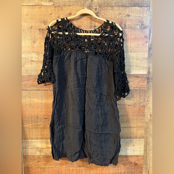 Hot & Delicious Crochet Lace Top Dress - Picture 2 of 5